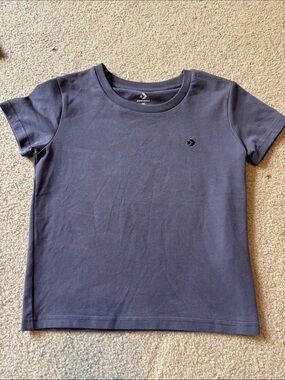 Converse Short-Sleeve Tee in Navy Blue
